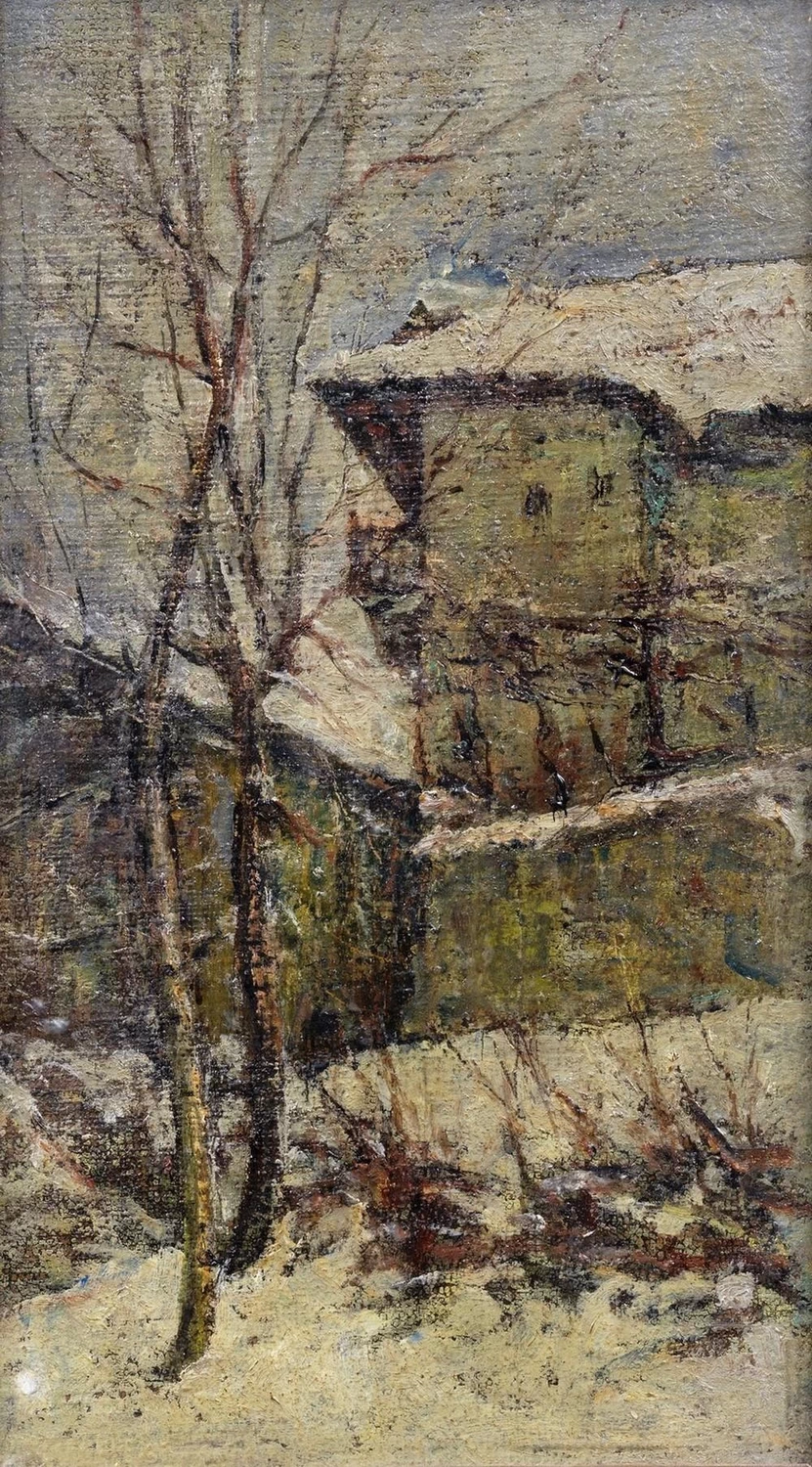  24-Francesco Filippini-Cascina in inverno 